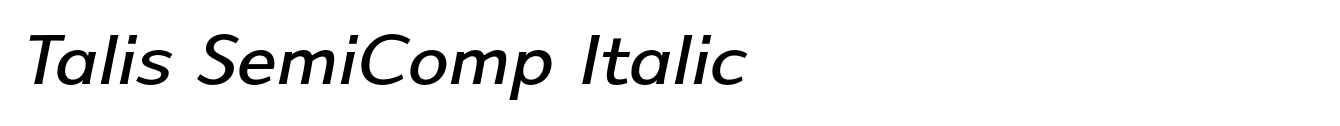 Talis SemiComp Italic image